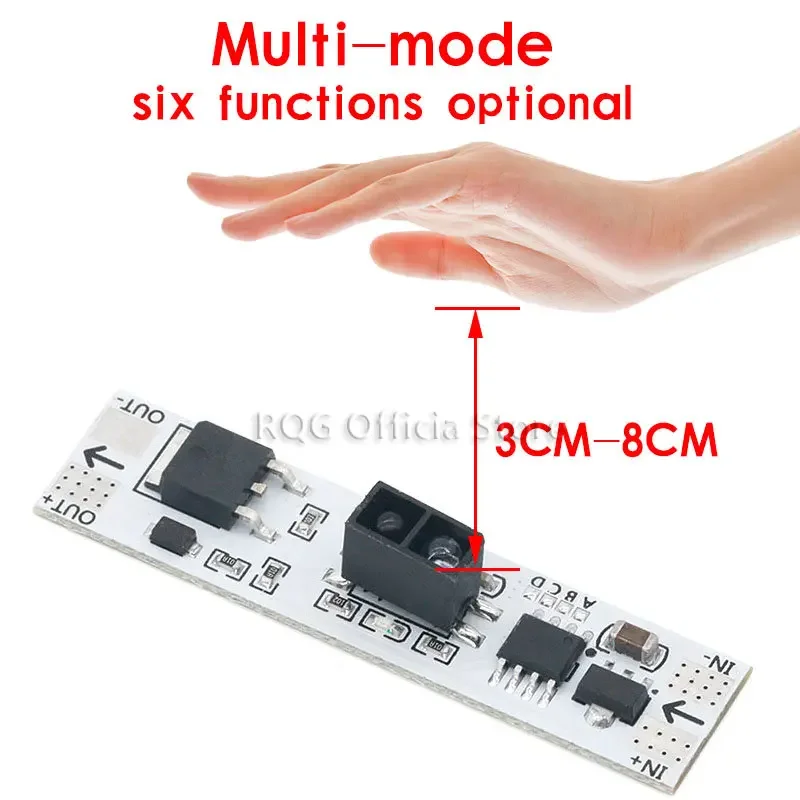 Short Distance Scan Sensor Sweep Hand Sensor Switch Module 36W3A Constant Voltage for Auto Smart Home Compatible multi-function