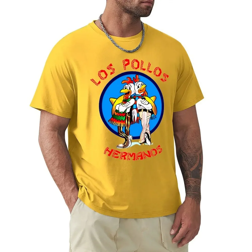 Fashion Breaking Bad T-Shirt LOS POLLOS Hermanos T Shirt Harajuku Short Sleeve T-shirt Cotton Graphics Tshirt Tops