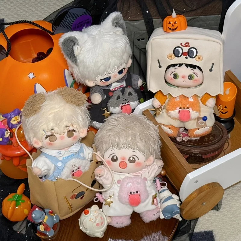 

20cm Halloween Costume Trick Or Treat Without Candy 20cm Cotton Doll Costume Dress Up Doll Clothes Suit Gift Presale