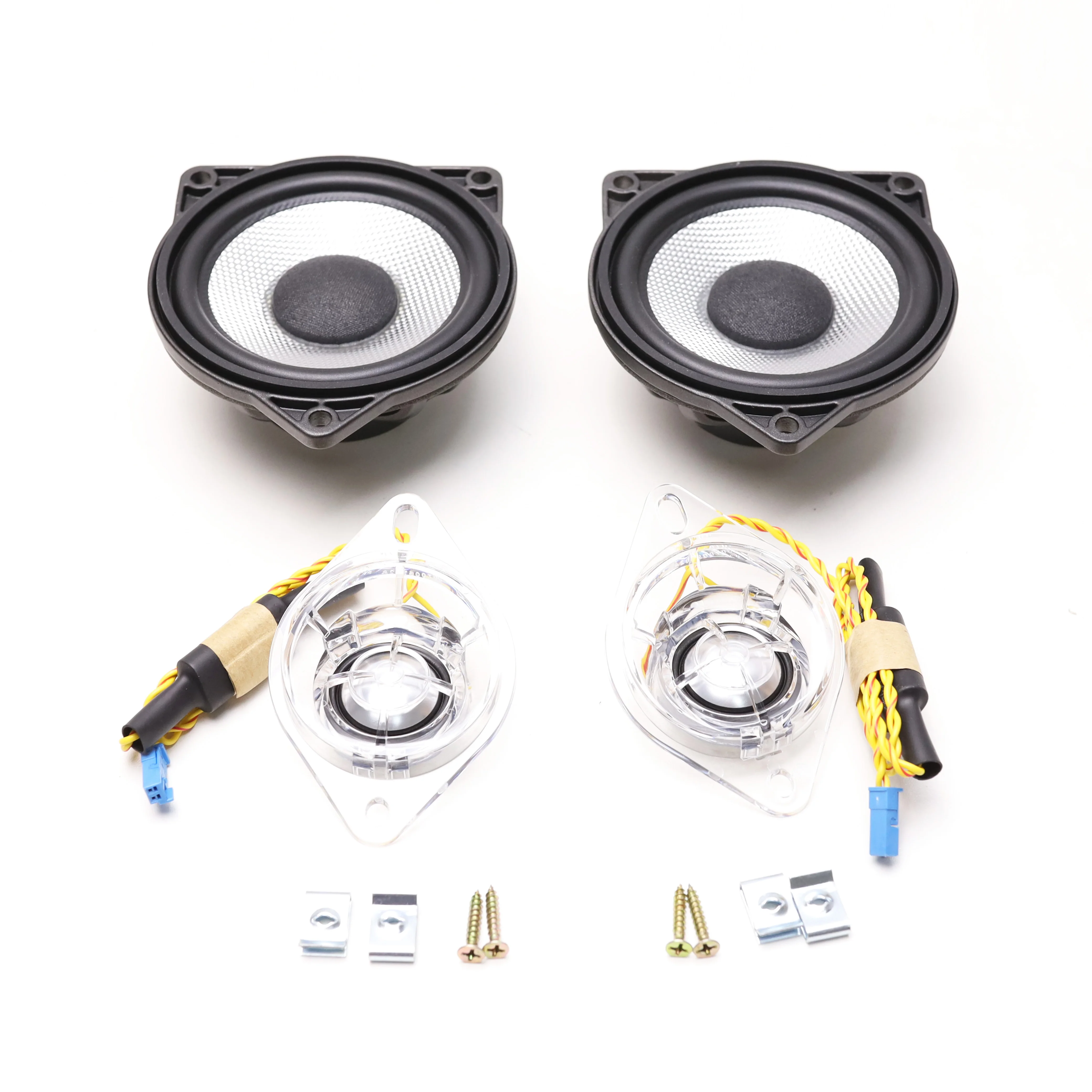 Rear Windshield Speaker Kit For BMW F10 F11 G20 G30 E90 E91 E60 E61 F90 F07 F06 F12 F13 F85 Rear Surround Treble Tweeter Horns 