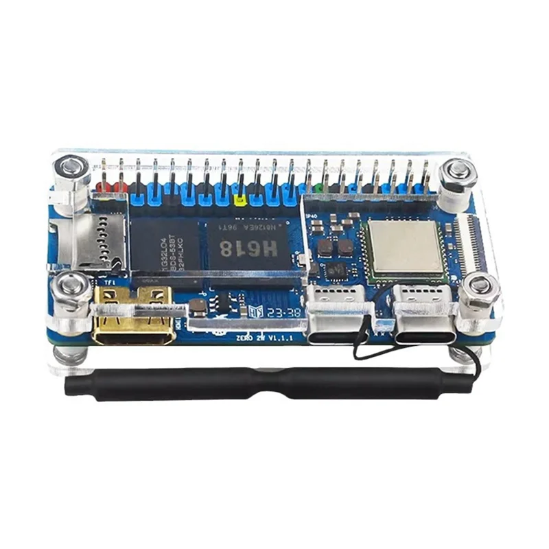 New!!Acrylic Case For Orange Pi Zero 2W Orange Pi Zero 2W Motherboard Protective Case Compatible Heat Sinks Durable