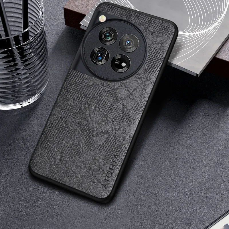 Case for OnePlus 11 11R 9R 9RT 10 9 8 7 6 ACE Pro 10T 9T 8T 7T 6T 5G Business wind cortex pattern Leather cover for 10t 9t  case