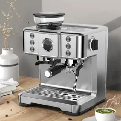 15 Bar Italian Pump Semi-automatic Intelligent Commercial Espresso Cappuccino Coffee Maker Machine