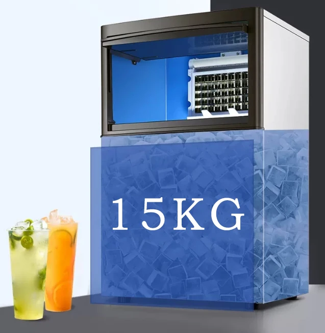 Making Cube Big Commercial Home And Companies Freezer Packing Integral Vendor Use Machine Built In Ice Maker
