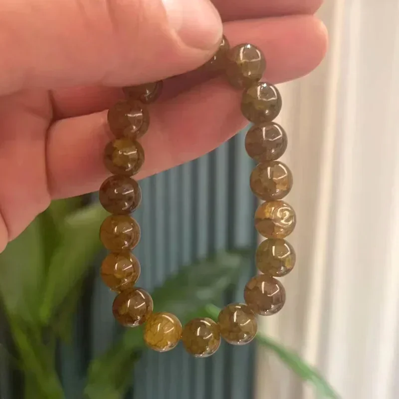 1pc Crystal Colorful Bracelets Natural Stone Quartz Amethyst Fluorite Beaded Sweet Reiki Healing Energy Strand Bangles Jewelry