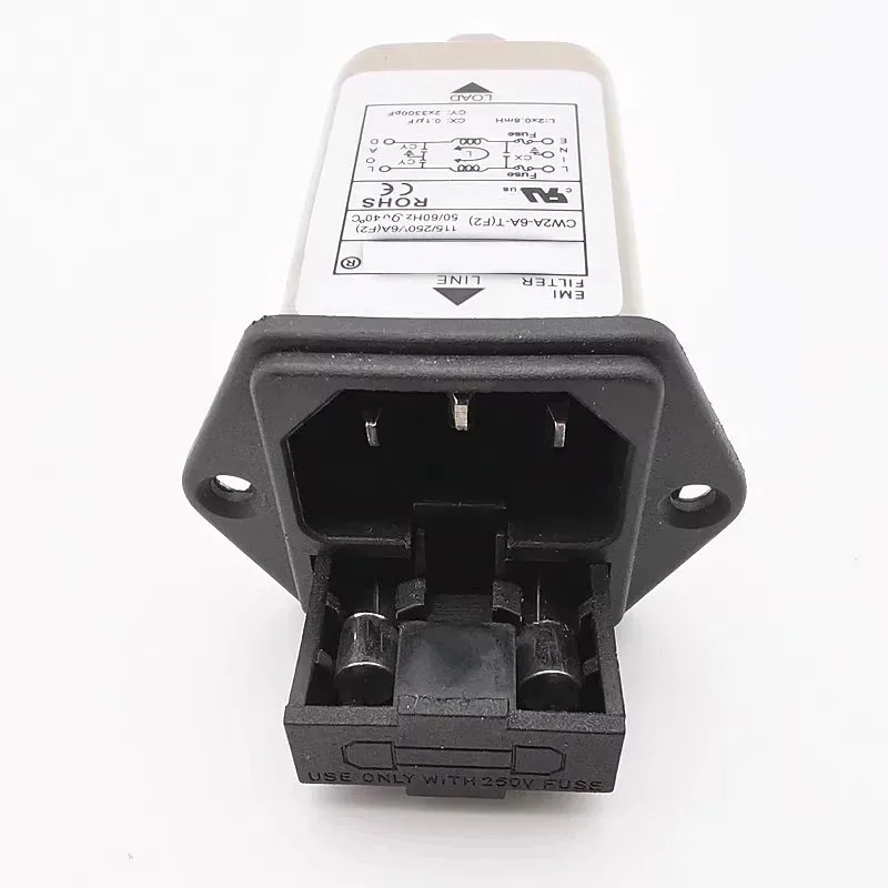 

Taiwan CW2A-03A-T(F2)/CW2A-06A-T(F2)/CW2A-10A-T(F2) socket type C14 double insurance medical filter power amplifier speaker