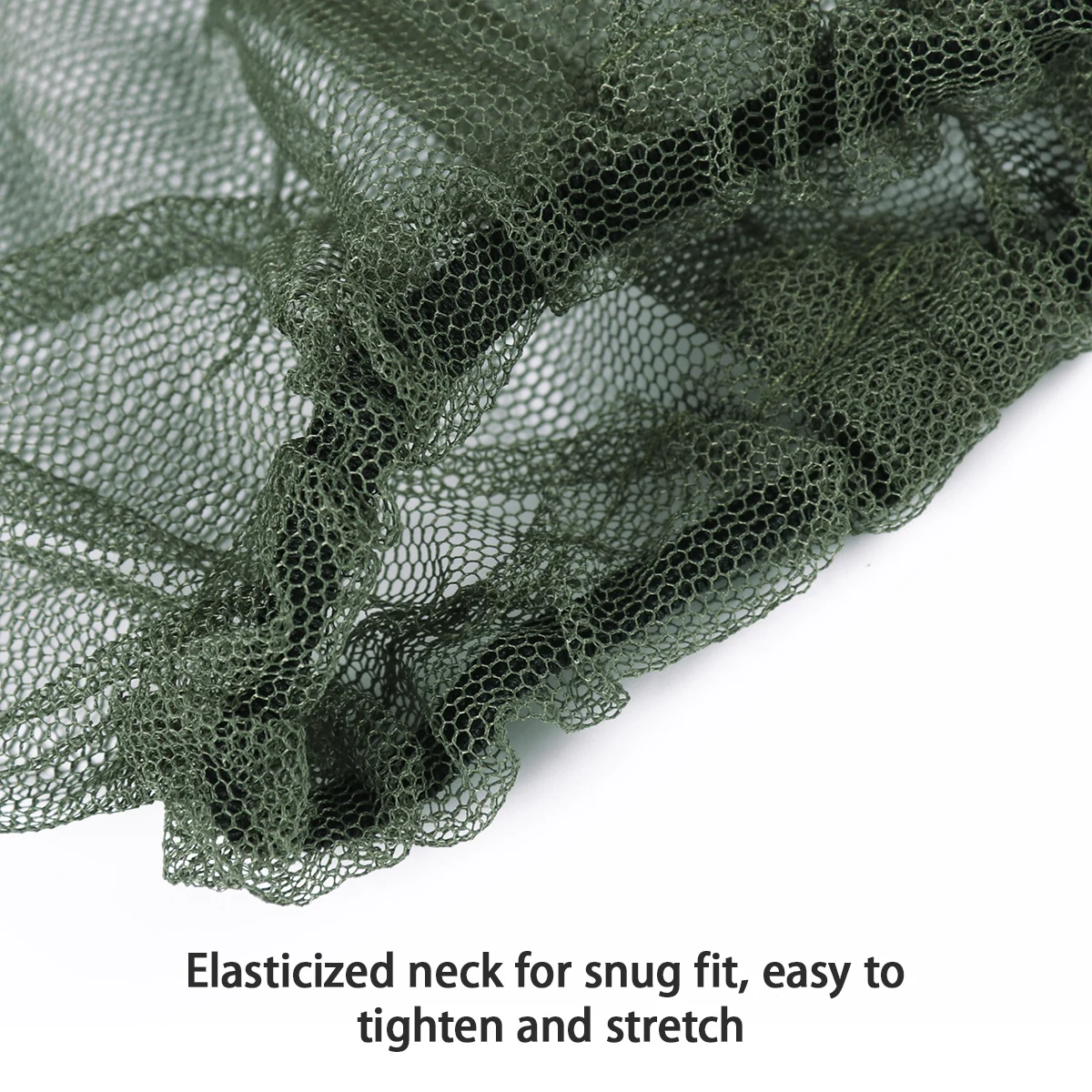 شبكة حماية للوجه والرقبة طارد حشرات البعوض شبكة مضادة للعض مع رقبة مرنة لصيد الأسماك في الهواء الطلق والمشي لمسافات طويلة والصيد #2