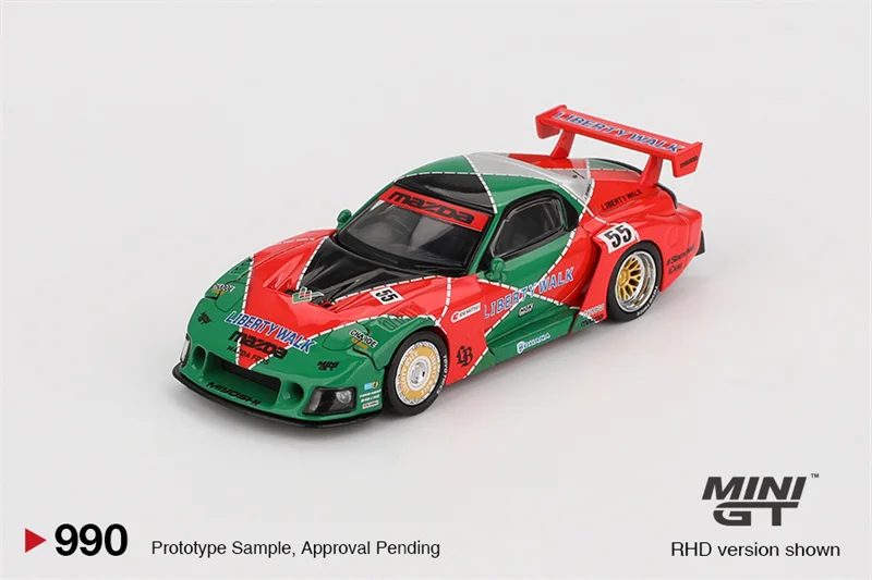 

Литая под давлением модель автомобиля MINI GT 1:64 RX-7 LB-Super Silhouette 787B