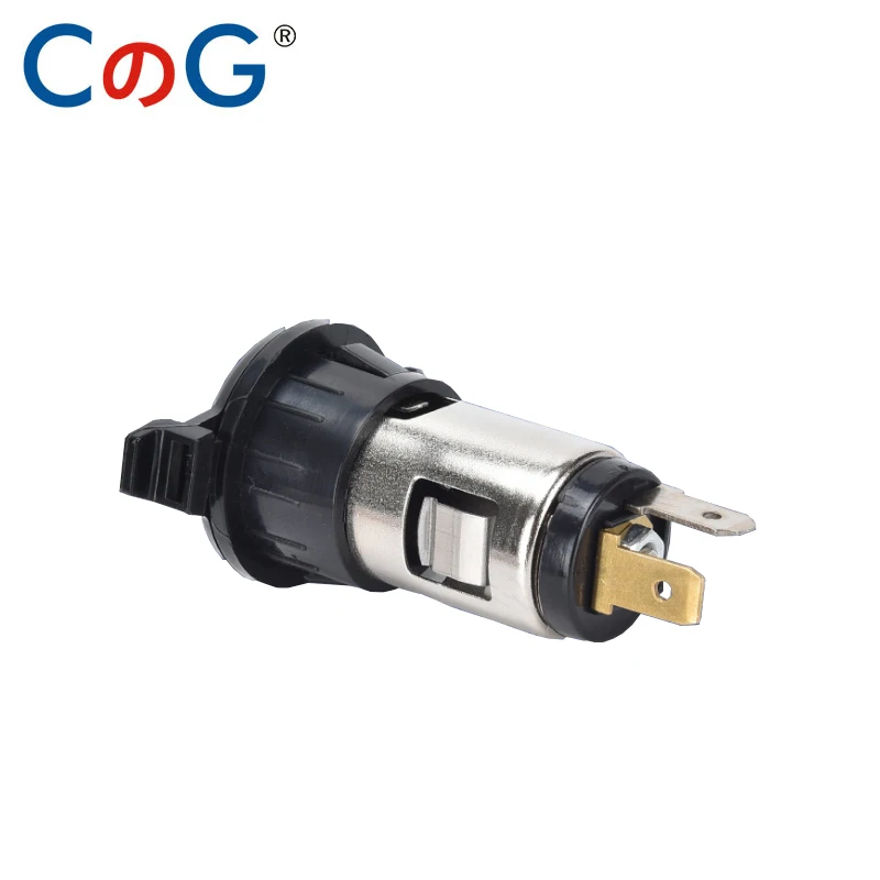 1Pcs DC12V-24V 120W-250W Waterproof Cigarette Lighter Socket And a Wire With 10A In-line Fuse Automotive Car Lighter Socket