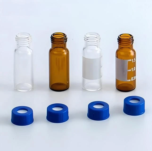 

100pcs/lot 250ul Glass flat bottom Chromatographic-vial Insert Pipe Inserts for 1.5 ml HPLC vials