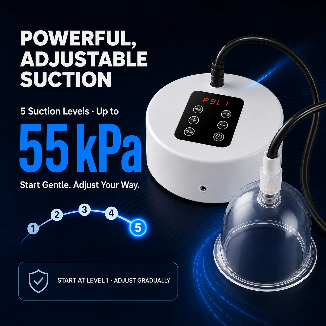 Electric Vacuum Cupping Massage Body  Suction Scraping Cup Fat Burner Therapy Anti Cellulite Slimming Massager Body Massage Cans