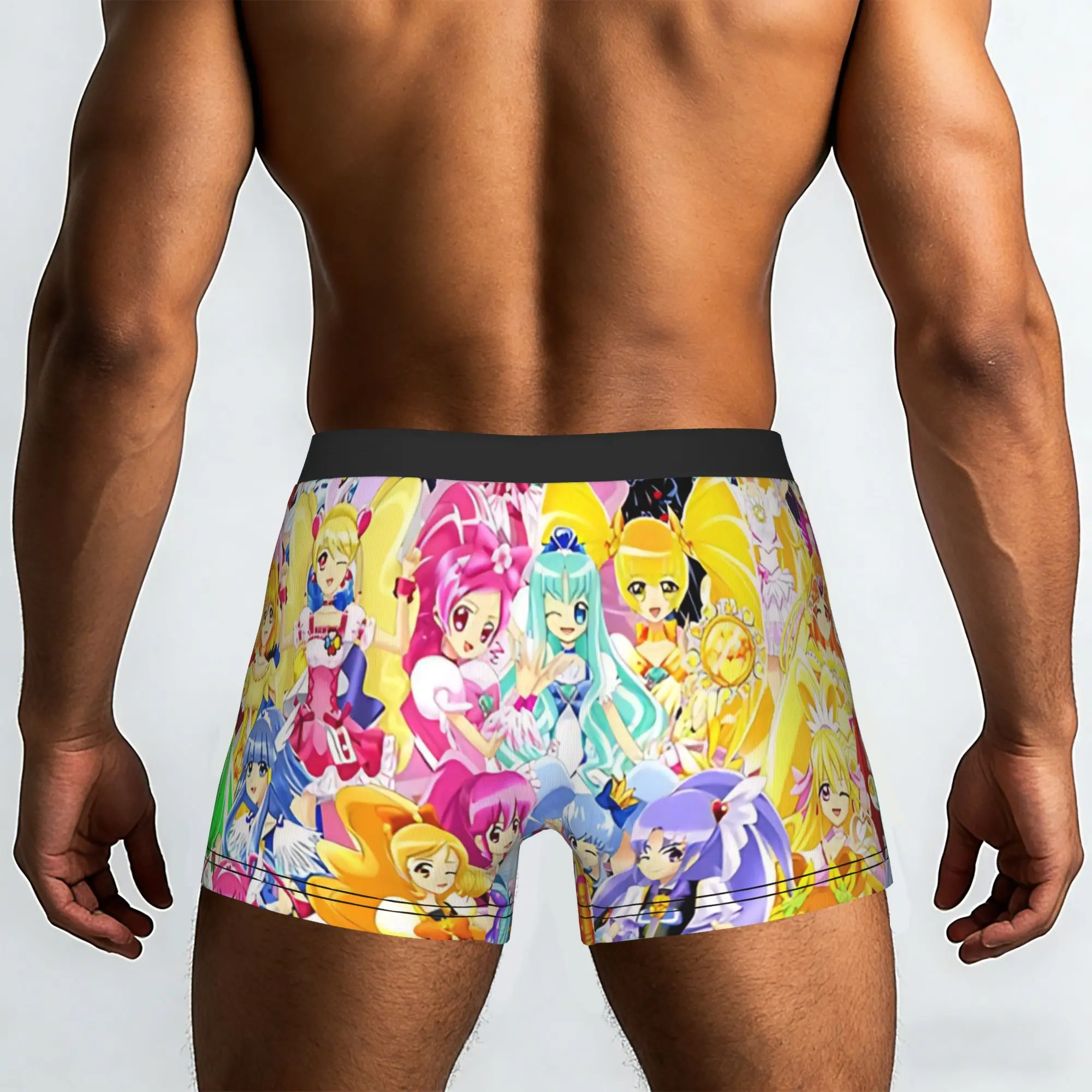 Smile Precure! Bandai Pretty Cure Underpants Breathbale Panties Men's Underwear Ventilate Shorts Boxer Briefs