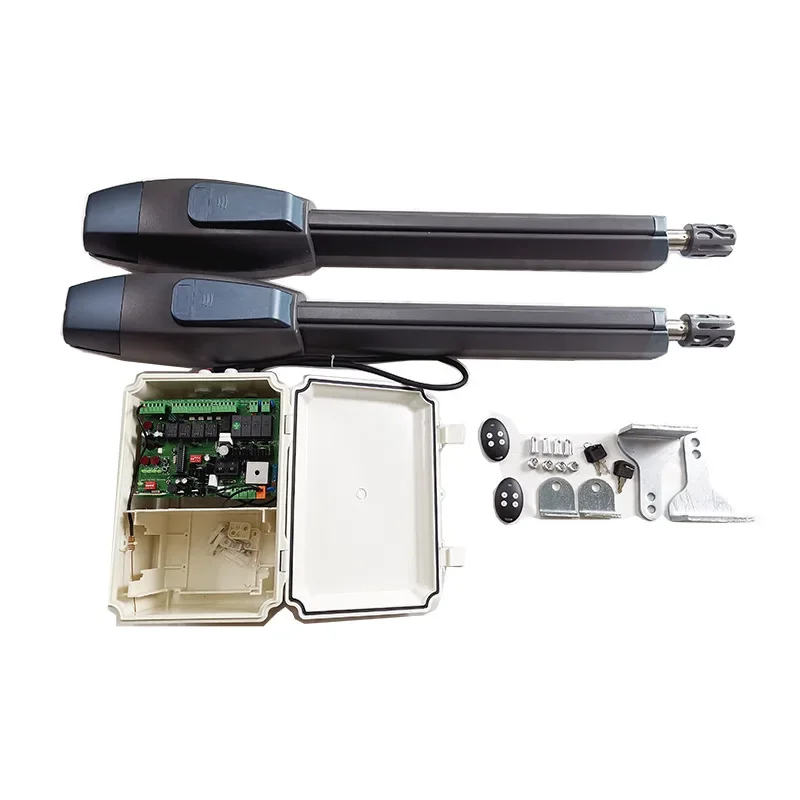 

Opposite door straight arm door opener motor 500KG heavy duty durable wrought iron automatic