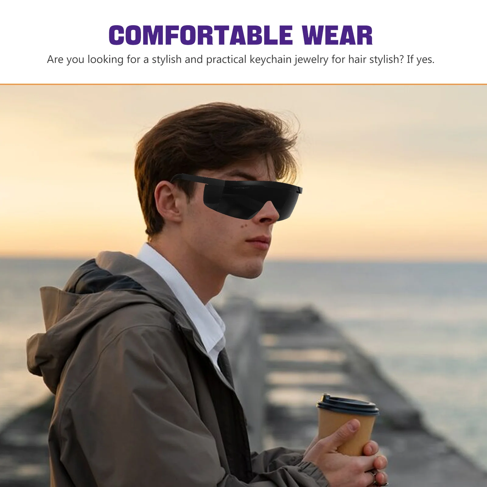 2 pçs óculos solares preto plástico eclipse óculos de sol para proteção de visão segura ajuste confortável parcial total