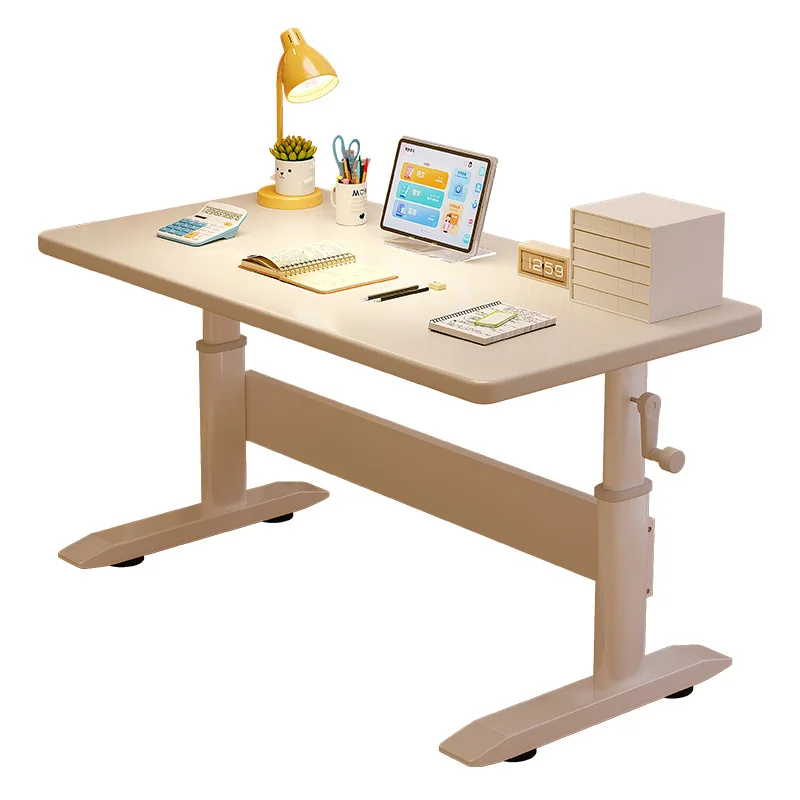 Escritorio elevable, mesa de estudio para niños, mesa de escritura de madera maciza para estudiantes, mesa de ordenador para estudiantes de secundaria