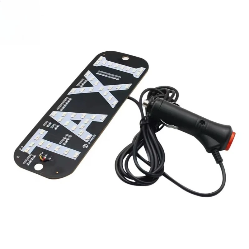 

Universal Taxi Light Windshield Cab Indicator Red Green Dual Color PVC Signal Light Hook on Window Exterior Decor Accessories