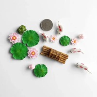 15Pcs Creative Refrigerator Stickers Cute Cartoon 3D Fish and Animal Magnet Decorations