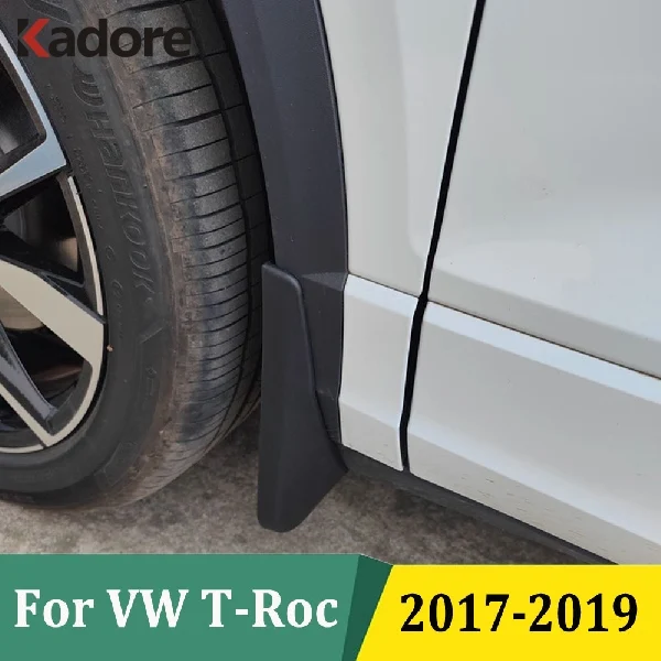 Guardabarros para Volkswagen VW T-Roc TROC 2017 2018 2019, Protectores Contra Salpicaduras, Guardafangos, Accesorios para Auto