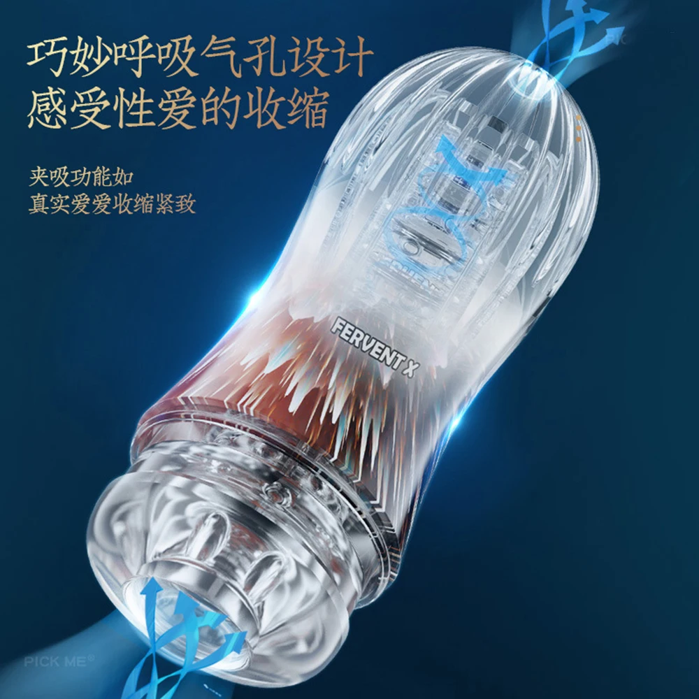 Male Masturbator Cup Soft Pussy Sex Toys Transparent Vagina Adult Endurance Exercise Sex Products Vacuum Pocket Cup for Men