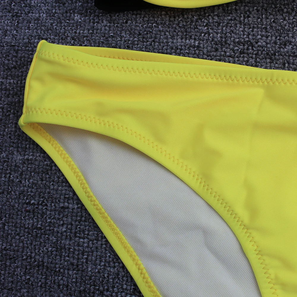 مثير المرأة بيكيني 2025 رفع البرازيلي مجموعة البكيني حجم كبير 3XL ملابس السباحة للنساء الصلبة الأسود بحر السيدات وسادة الصدر ملابس السباحة #6