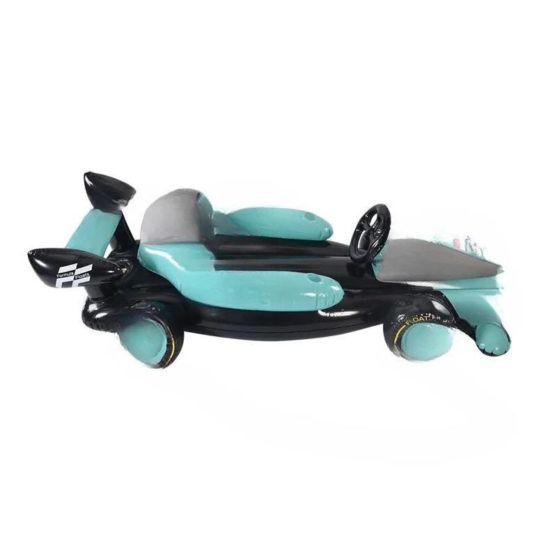 Inflatable Racing Car Floating Toy for Adults Cartoon Model PVCF1 Seat Large Spot Inflatable Row Toy
