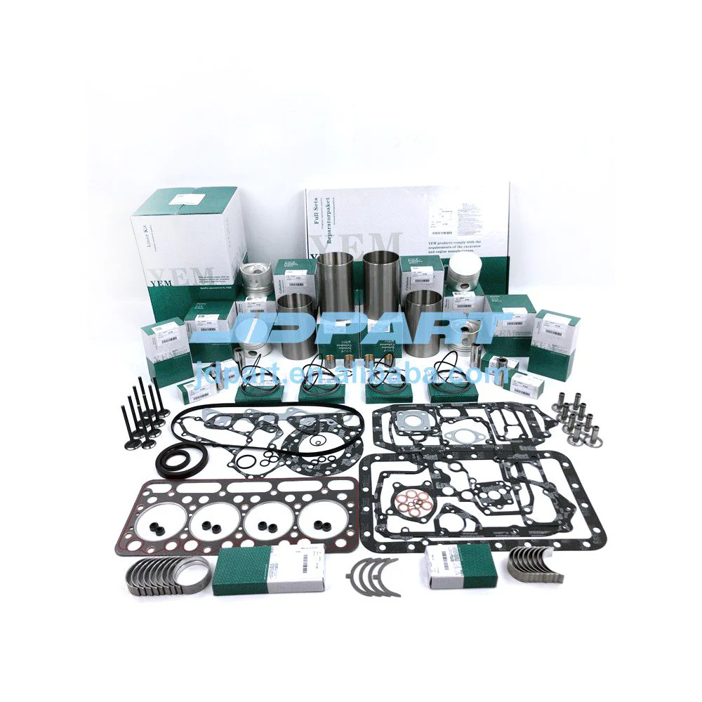 Superior Quality V1702 V1702B Overhaul Rebuild Kit Fit Kubota Engine Parts