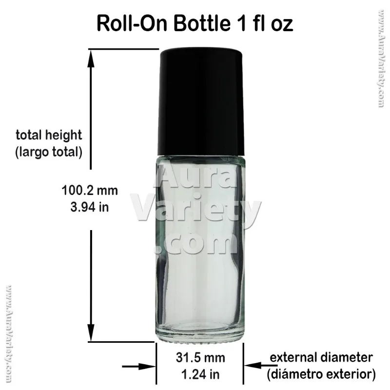 144-ШТ. 1 унция, 30 мл, рулон на подкладке, многоразовая стеклянная пуговица с мягкой подсветкой (парфюмерное эфирное масло одеколон)