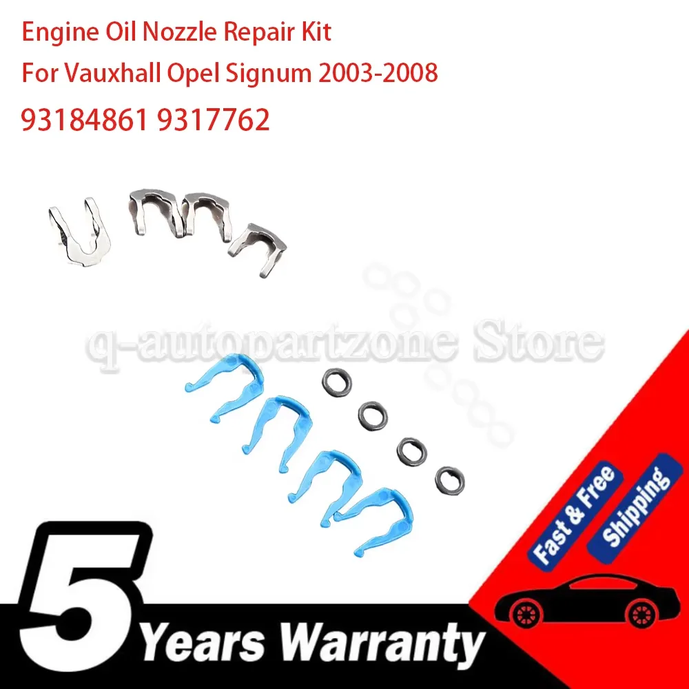 

Car Engine Petrol Fuel Delivery Injector Air Intake Seal Repair Kit For Vauxhall Opel Signum 2003-2008 2.2L 93184861 93177629