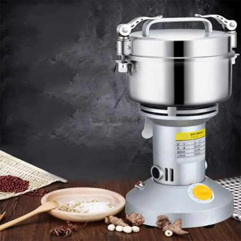 Electric Grinder Herb Flour Coffee Pulverizer Food Mill Grinding Machine Multifunction 750g 1PC 750T 220V