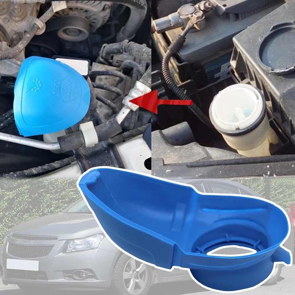 

For Chevrolet Cruze J300 J400 2011 - 2015 2016 2017 2018 2019 Windscreen Washer Bottle Screenwash Reservoir Funnel Filler Cap