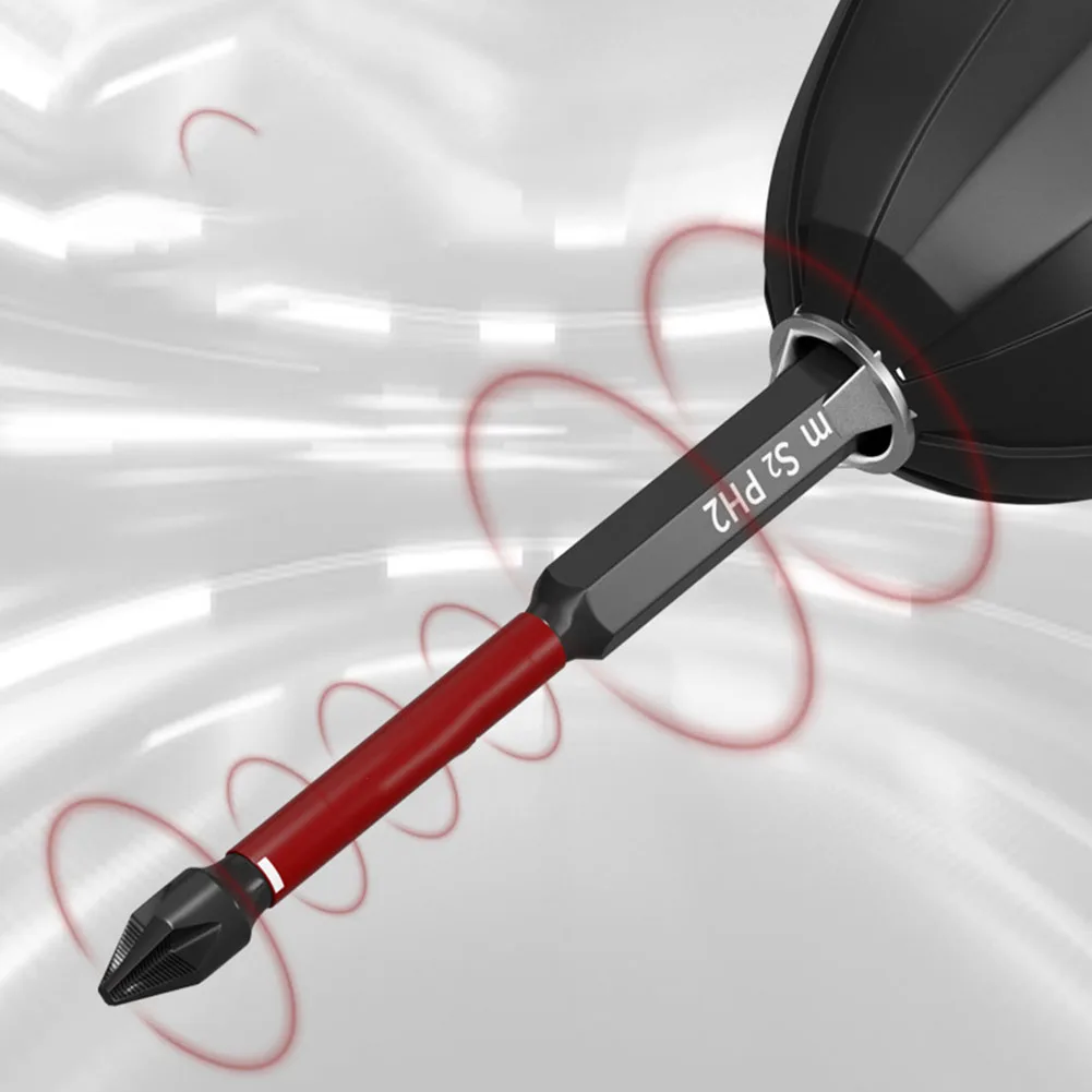 Magnetic Electrician Special Cross Screwdriver Bit Nutdrivers PH2 Magnetic Anti Slip Screwdriver Bits Power Tool