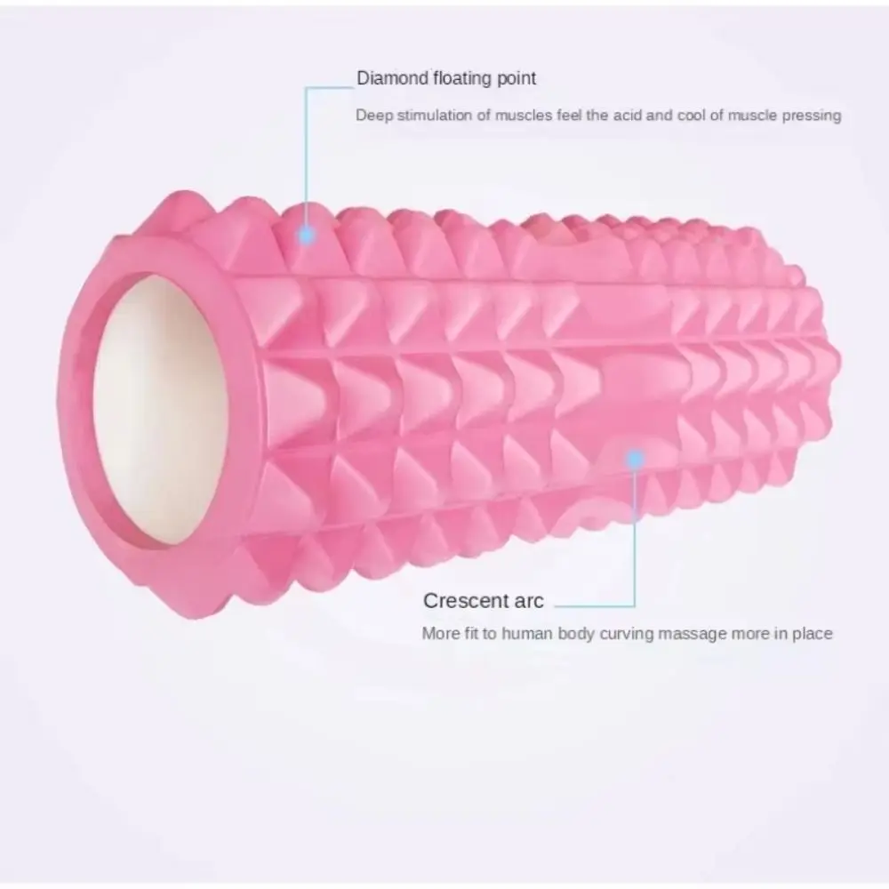 

Фитнес-ролик из пены ЭВА высокой плотности для йоги и массажа спины, нескользящий, для самомассажа, для фитнеса и упражнений