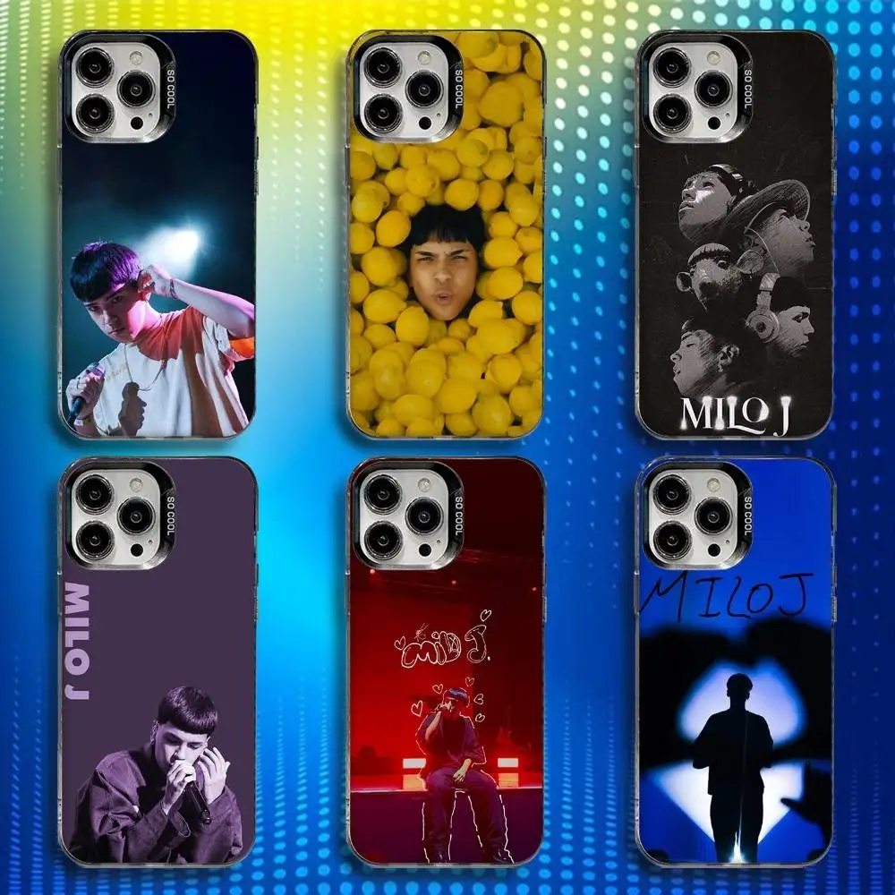 Чехол для телефона Singer M-Milo J Fruto для iPhone 17,16,15,14,13,12,X,8,Pro,Max,Plus,E,SE4,Air,Mini IMD матовый черный