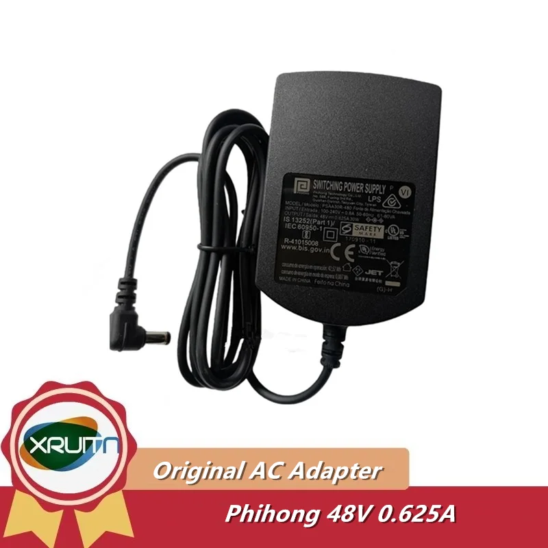 

Оригинальный импульсный блок питания Phihong PSAA30R-480, 48В 0.625А 30Вт, адаптер питания AC/DC, зарядное устройство