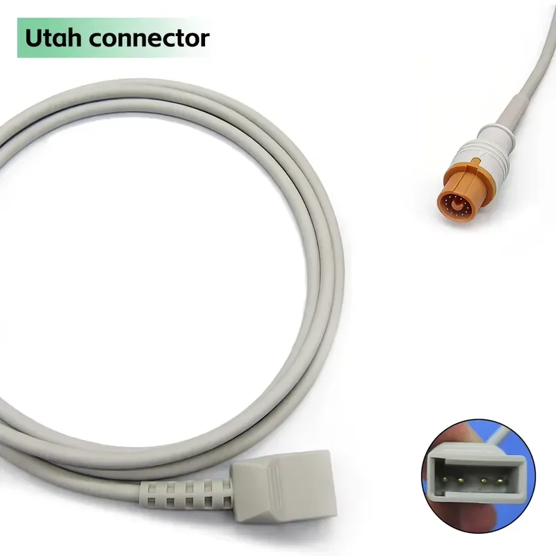 IBP Adapter Cable for FK DS7100 Patient 3.1m Length EOS CE Certified Utah BD for ED Connector