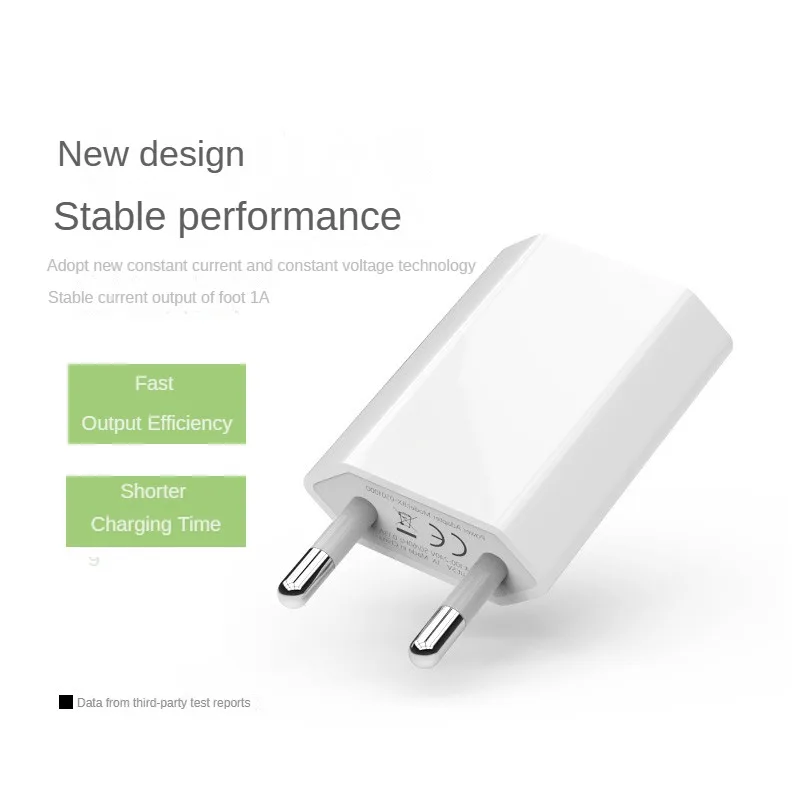 5V 1A USB Charger Travel Wall Charging Head EU Plug Portable Phone Adapter for Xiaomi Samsung Huawei iPhone 13 12 11 X XS Max