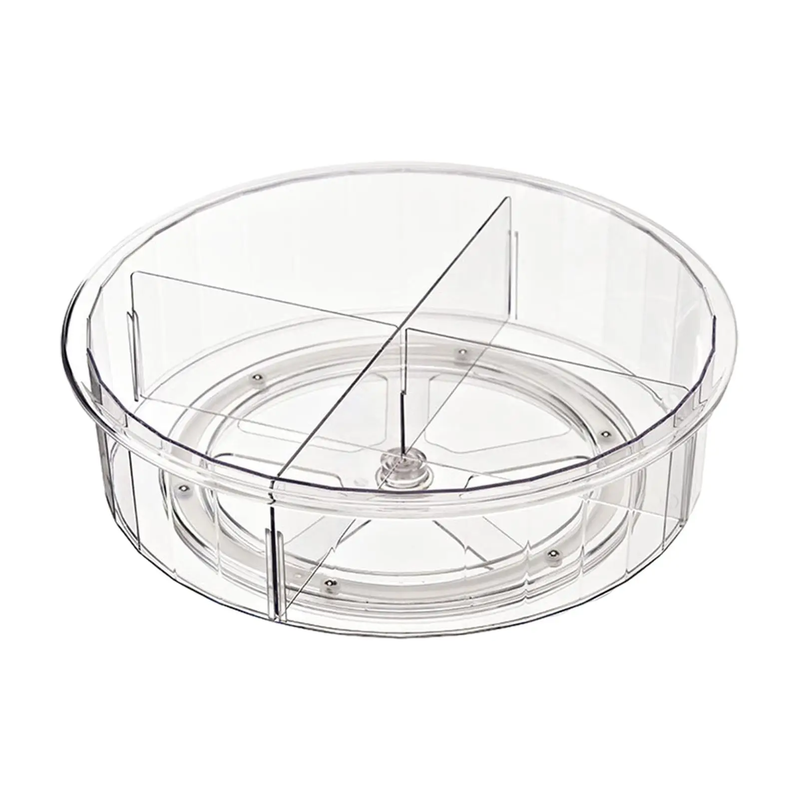 Rotating Round Turntable Stable Structure Kitchen Spice Rack 360 Degree Rotating for Table Fridge Pantry Kitchen Soy Sauce