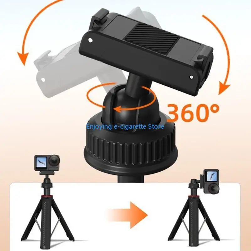 Ausziehbarer Stativ-Selfie-Stick für Action 3/4, Schnellwechselbasis, verstellbar – Detail 9