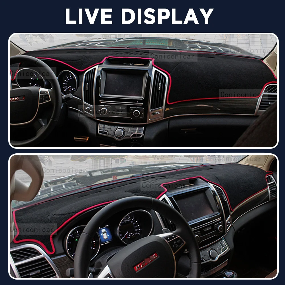 For HAVAL H9 2020 2021 2022 Car Dashboard Cover Mat Sun Shade Pad Avoid Light Mat Instrument Carpet Protection Accessories