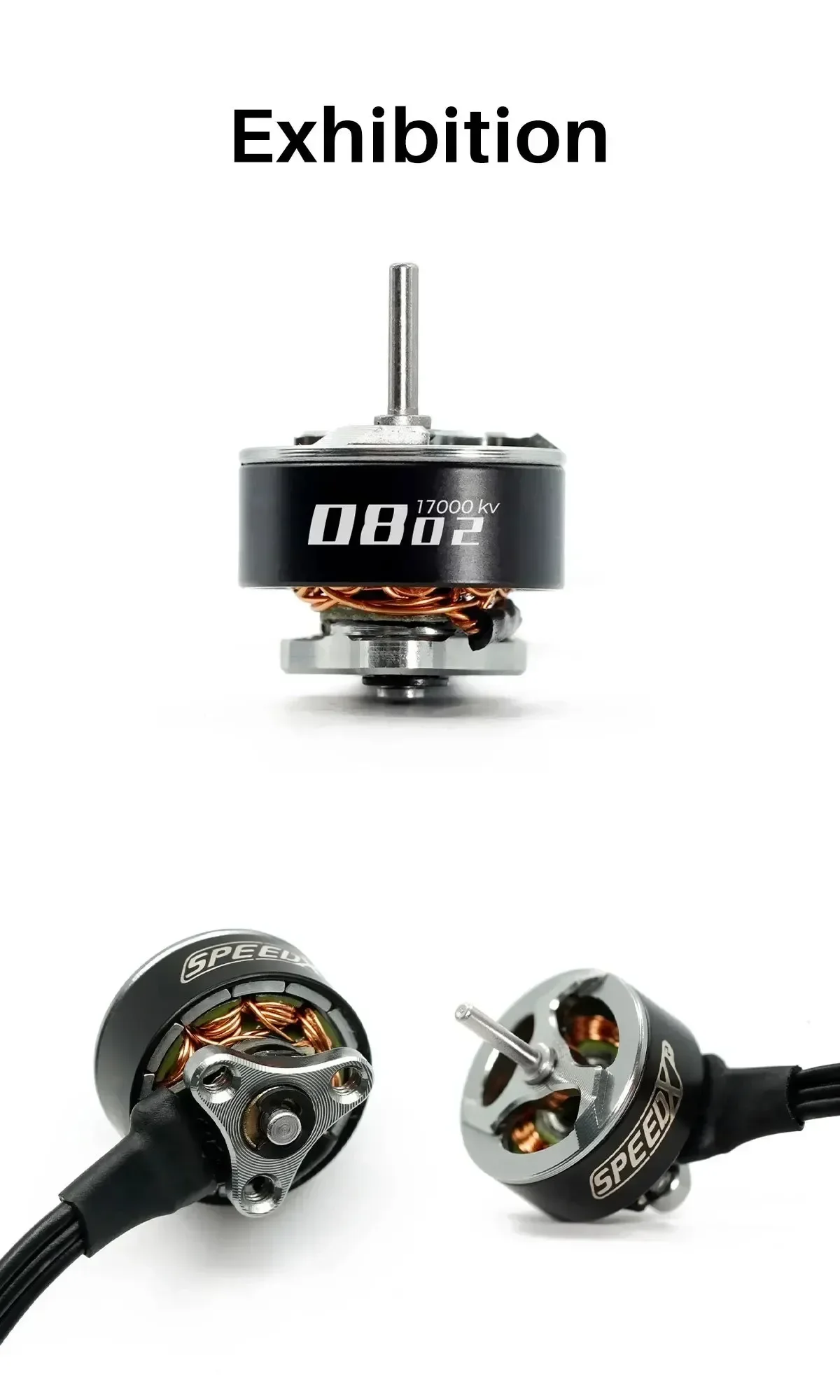 GEPRC SPEEDX2 0802 محرك بدون فرشاة 22000KV 17000KV لطائرة 2S Whoop FPV بدون طيار، طائرة رباعية RC صغيرة حرة يمكنك صنعها بنفسك قطع غيار