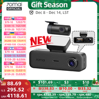 70mai t800e 3-Channel Front 4k + rear 1080p + interior 1080p HDR supercapacity GPS WiFi 6 70mai t800e dash cam voice control