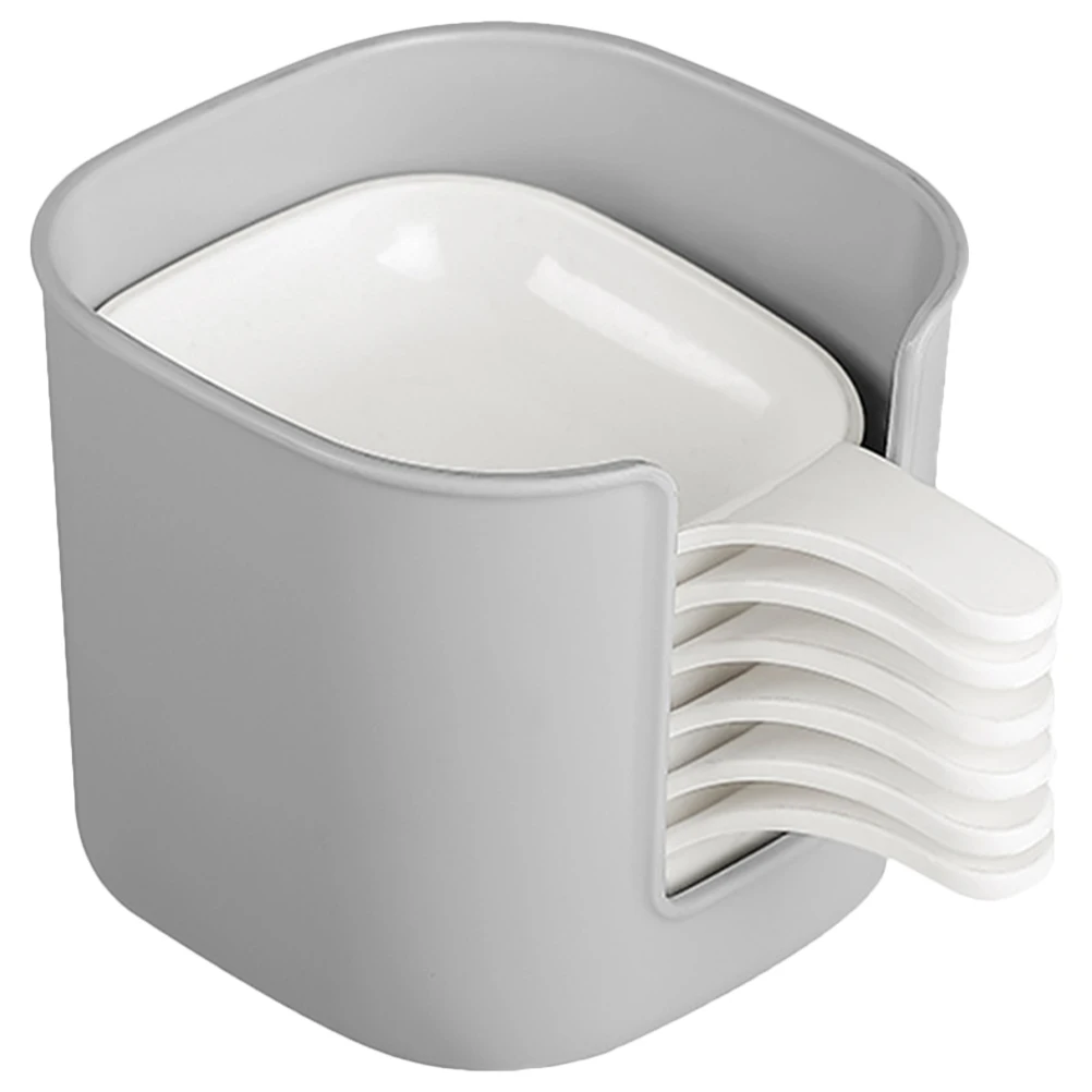 

1 Set Plastic Sauce Dishes Olive Oil Spice Serving Plate Appetizer Bowl Set With Holder For Condiments Snacks Mini Seasoning