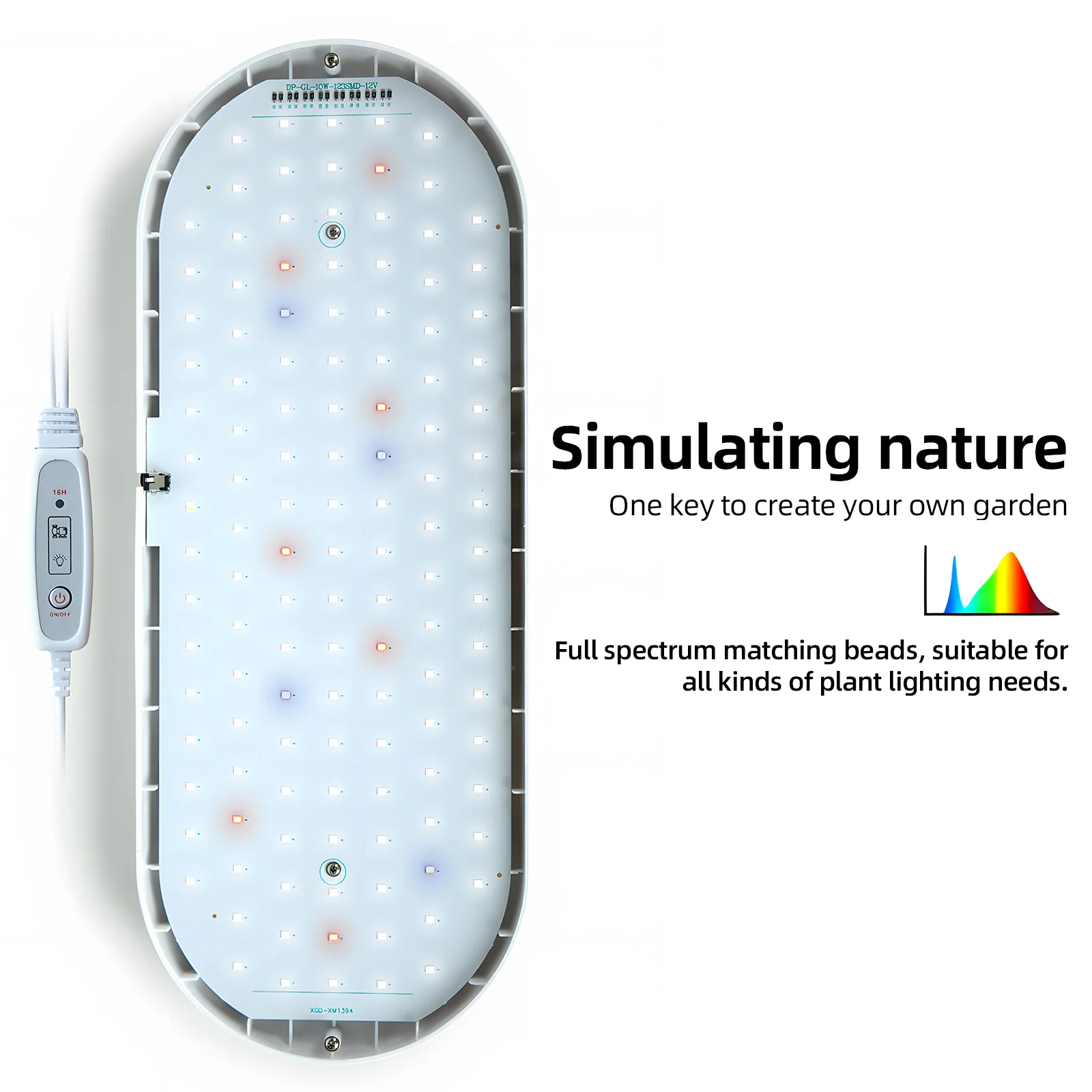 Imagem -05 - Indoor Hydroponics Growing System Full Spectrum Timer Kit de Germinação de Plantas Altura Ajustável com Led Grow Light 2.5l