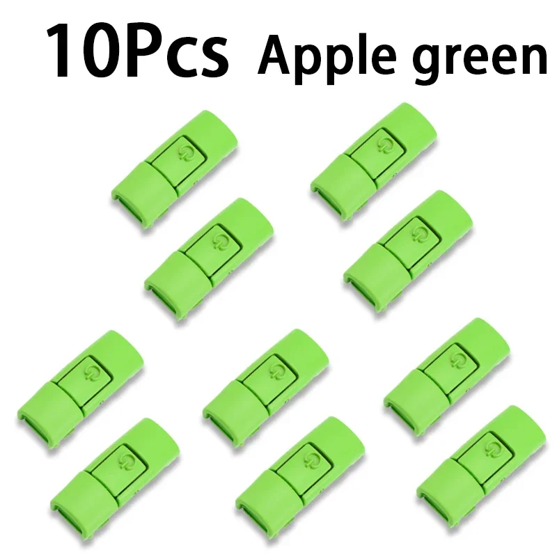 10 Stuks Nieuwe Clip Druk Gesp Schoenveters Kleurrijke Metalen Schoenveter Druk Lock Schoenen Accessoires AF1 Sneakers Kits Metalen Veters Gesp