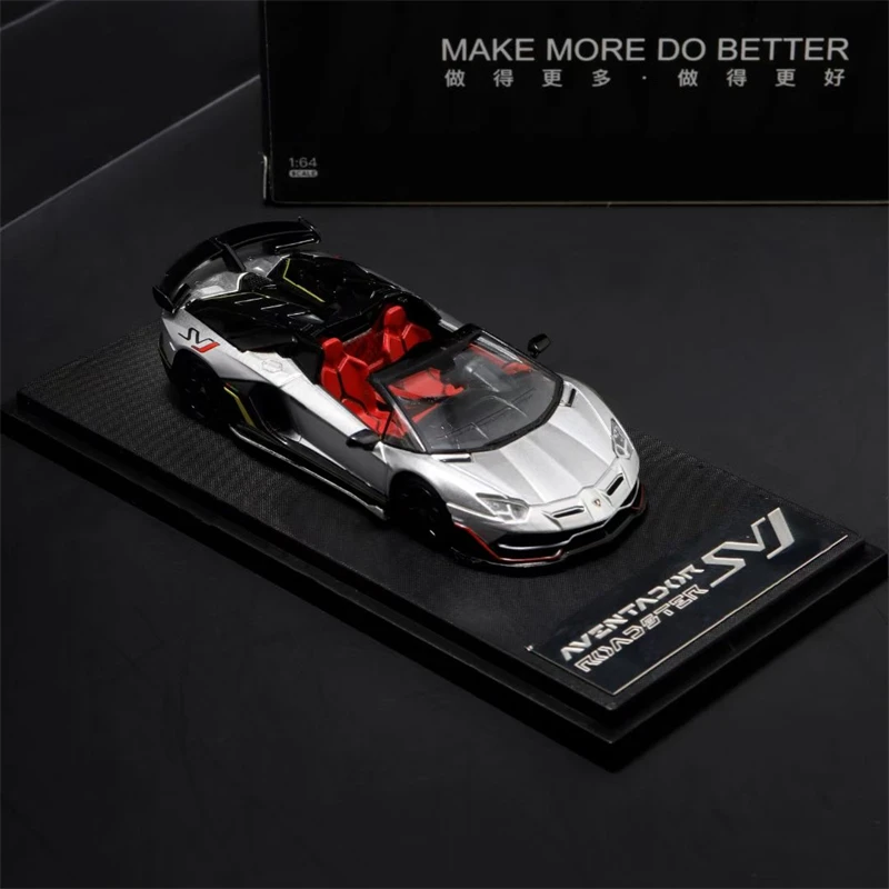 Maxwell X Rhino รุ่น 1/64 LP770-4 SVJ 63 ของเล่นรถ Diecast โลหะของขวัญ