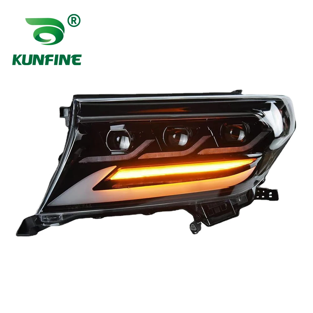 

Pair of Car Styling Car Headlight Assembly For Toyota Land Cruiser 2007-2015 LED Head Lamp Car Tuning Light Parts Plug And Play