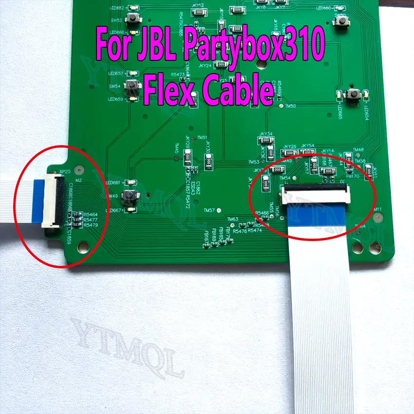 1 Sets FFC FPC Flexible Cable For JBL Partybox310 Partybox 310 24pin Flex Cable Connector
