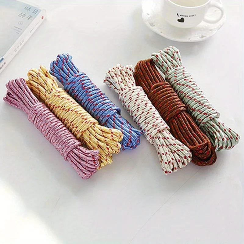 Household Nylon Rope for Indoor and Outdoor Clothes Drying Quilt Rope for Shade Mesh Canopy Cloth for Rain Protection Fixed Rope