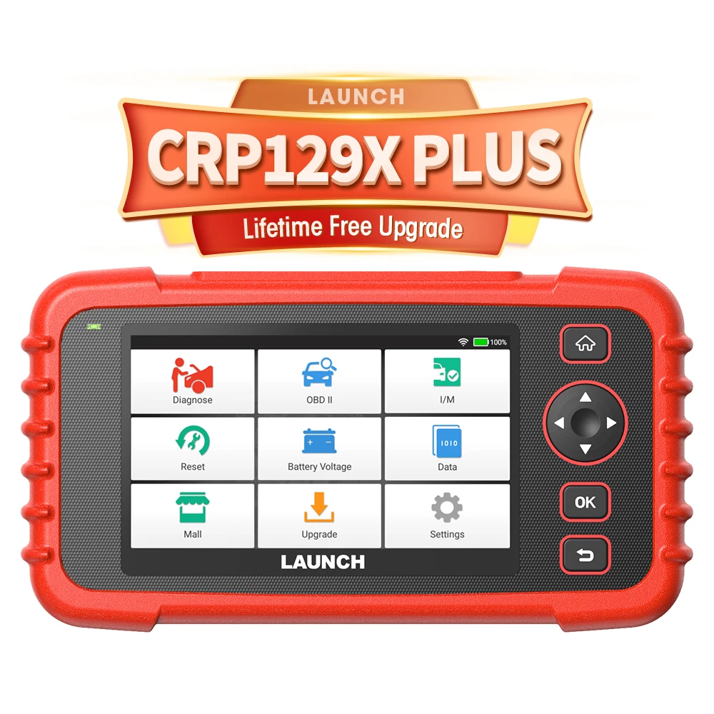 Launch Authorized Store CRP129X PLUS Free Lifetime Upgrade Crp 129x CRP129E Crp 129 CRP129 V2.0 OBD2 Car Scanner Diagnostic Tool