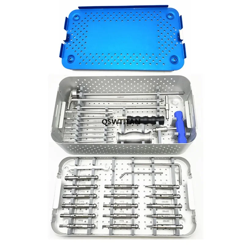 Orthopedic Broken Screw Removal set  Screw Extractor Instrument Veterinary Orthopedic instrument set